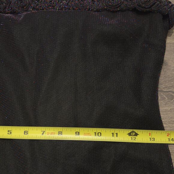 Vintage Jump Dress Y2K 90s Whimsigoth sz 9/10 Spaghetti Strap w/ Scarf Made USA - Picture 6 of 8